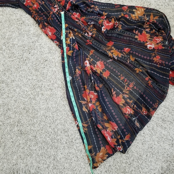 Target xhilaration sheer mesh floral cover up XS - Picture 7 of 7